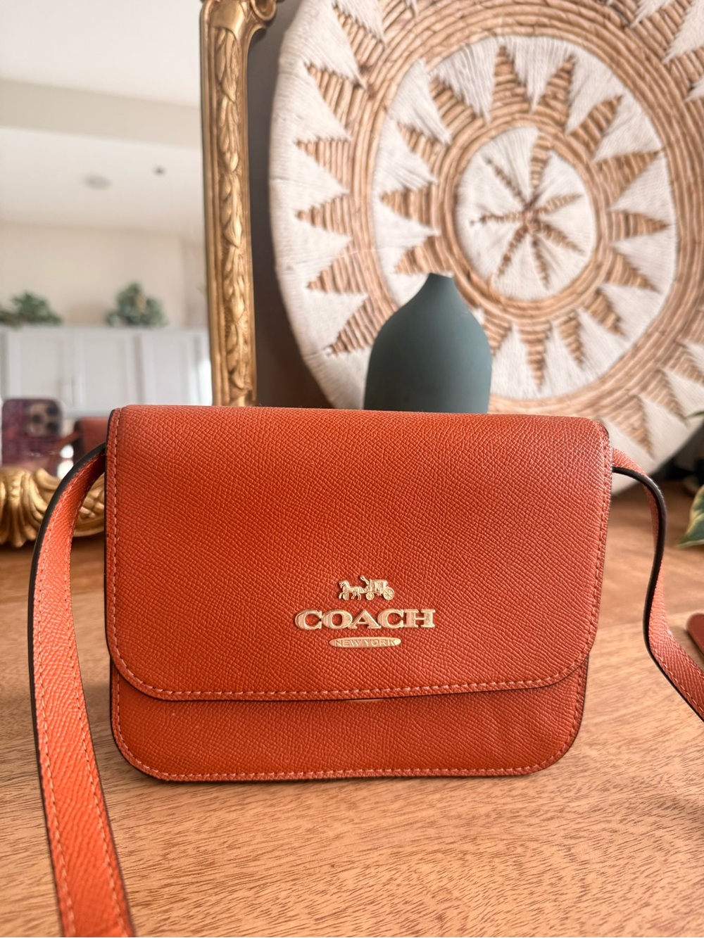 Coach Crossbody Bag in Orange - Picture 2 of 6